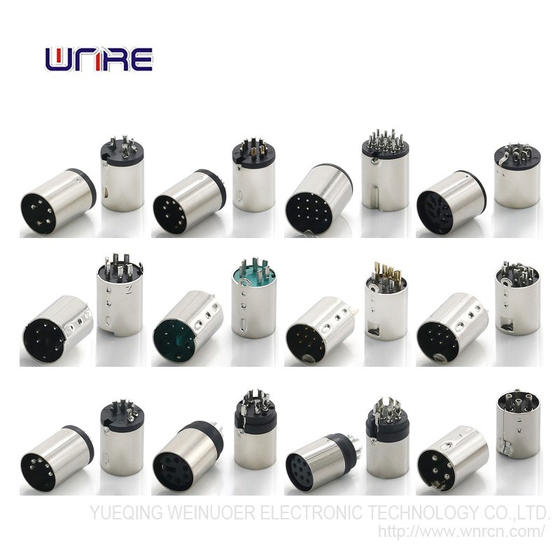 Wnre Male Female Micro Jack Plug Mini DIN Connector