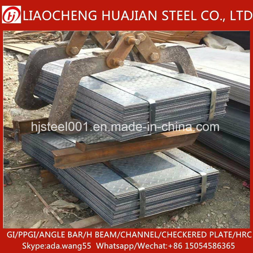 No Surface Treatment Q235 Grade Steel Checkered Plate