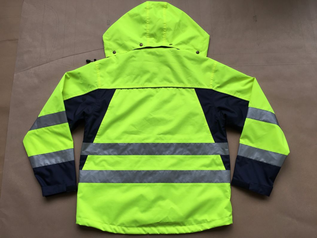 Safety Waterproof Breathable Reflective Jacket