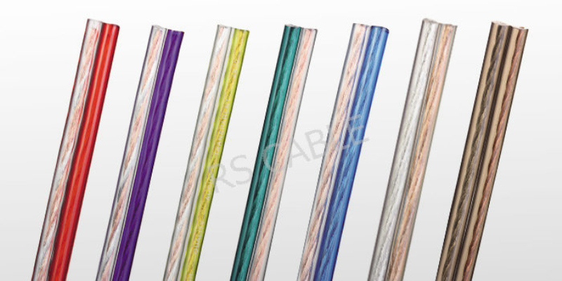 Copper/Tinned Copper Conductor Transparent PVC Speaker Cable