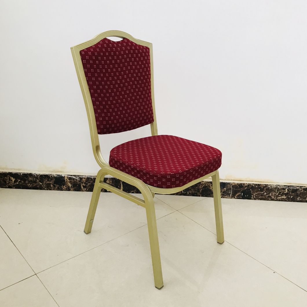 High Back Aluminium Hotel Catering Banquet Chairs for Restaurant, Cheap Dining Chairs