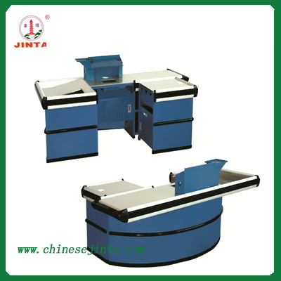 Checkout Counter with Conveyor Belt, Electric Checkout Counter