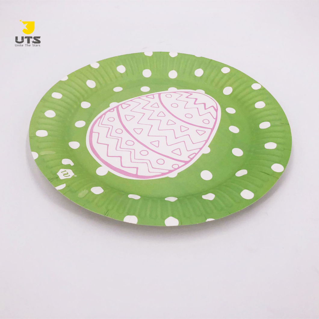 Custom Biodegradable Food Grade Paper Food Plates