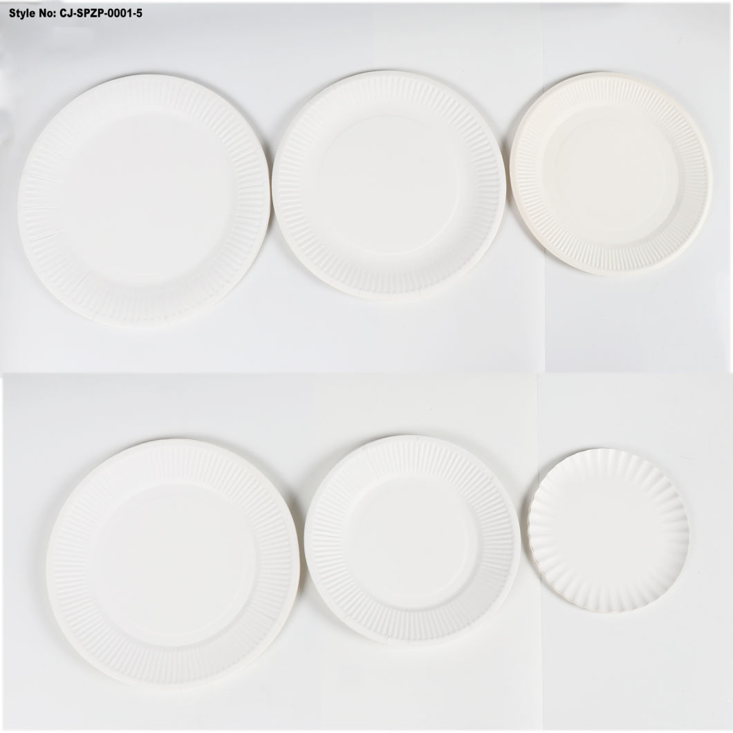 Eco-Friendly Sugarcane Bagasse Paper Plate/Disposable Party Plate