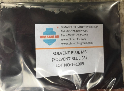 Solvent Dyesblue 35 for Plastic Oil Wax Polymer