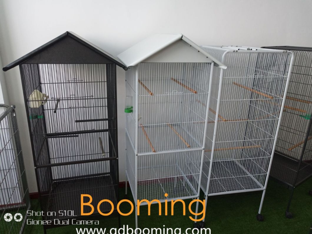 Customzied Wire Mesh Bird Cage with Feeder