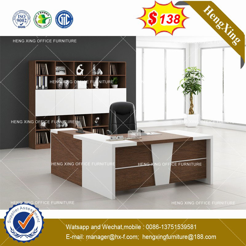 Simple Style Double Color Boss Room Office Executive Table (HX-8NE036)