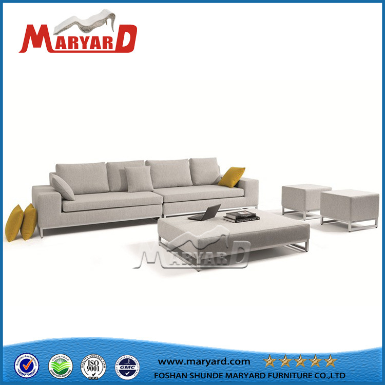 Outdoor Garden Fabric Quick Dry Foam Sofa Set