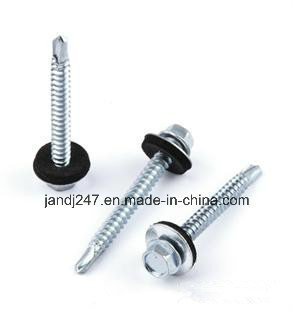 Zinc Hex Head Washer Self Drilling Screw