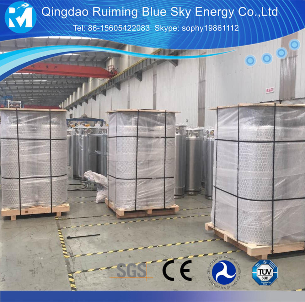China Heavy Truck 190L Liquid LNG Cryogenic Gas Cylinder for Sale Dewar Flask