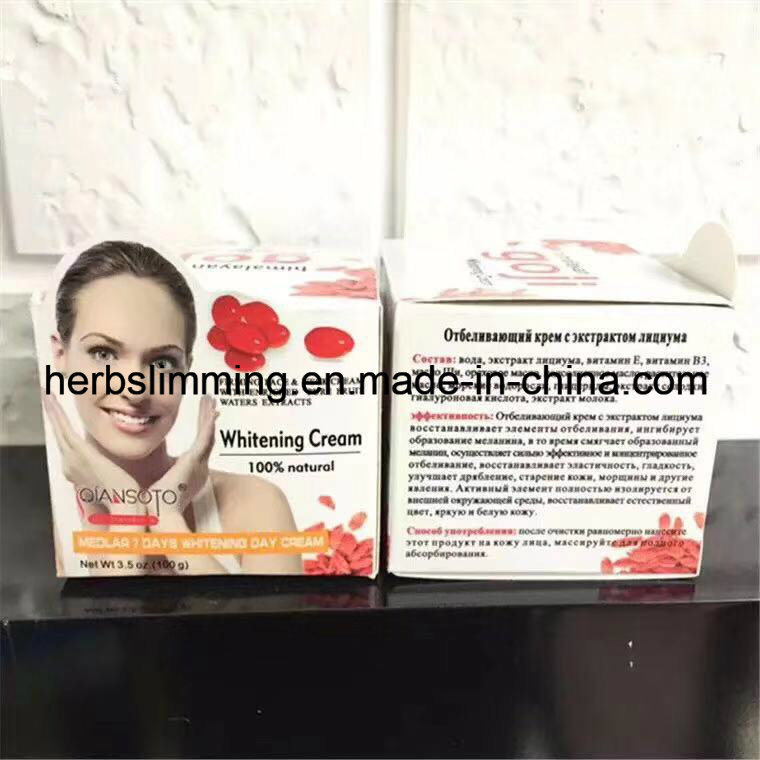 100% Natural Cosmetics Whitening Goji Berry Wolfberry Face Cream