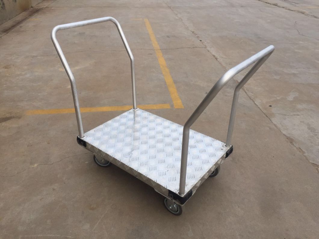 Four Wheel Aluminum Platform Hand Truck