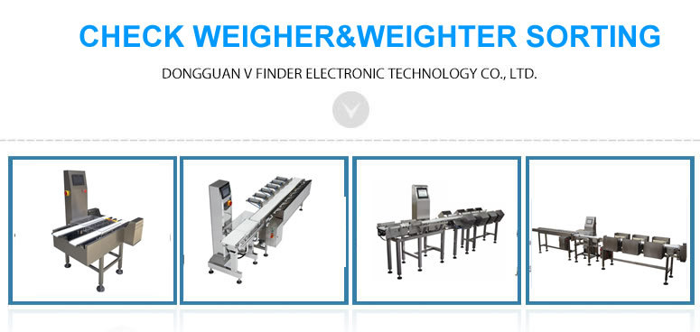 Automatic Packing Food Conveyer Belt Weight Sorting Machine Check Weigher