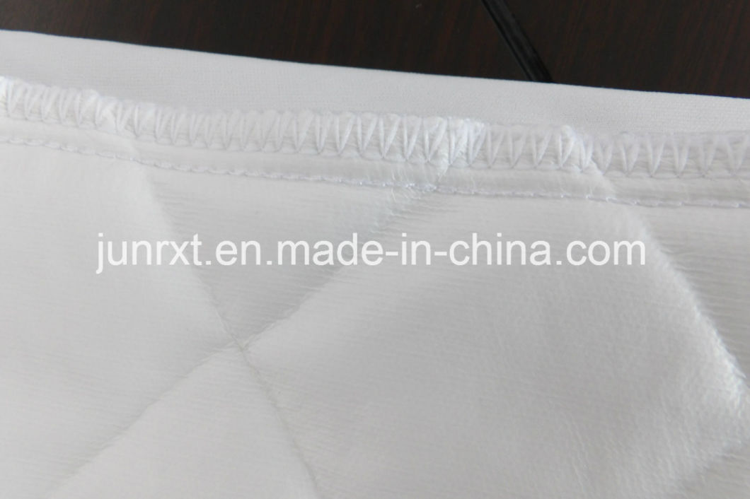 Factory Customized Size Breathable Waterproof Organic Quilted Mattress Protector for Hotel