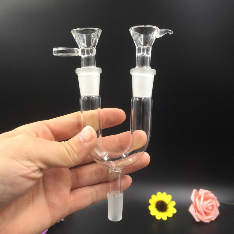 Dropdown Double Glass Adapters