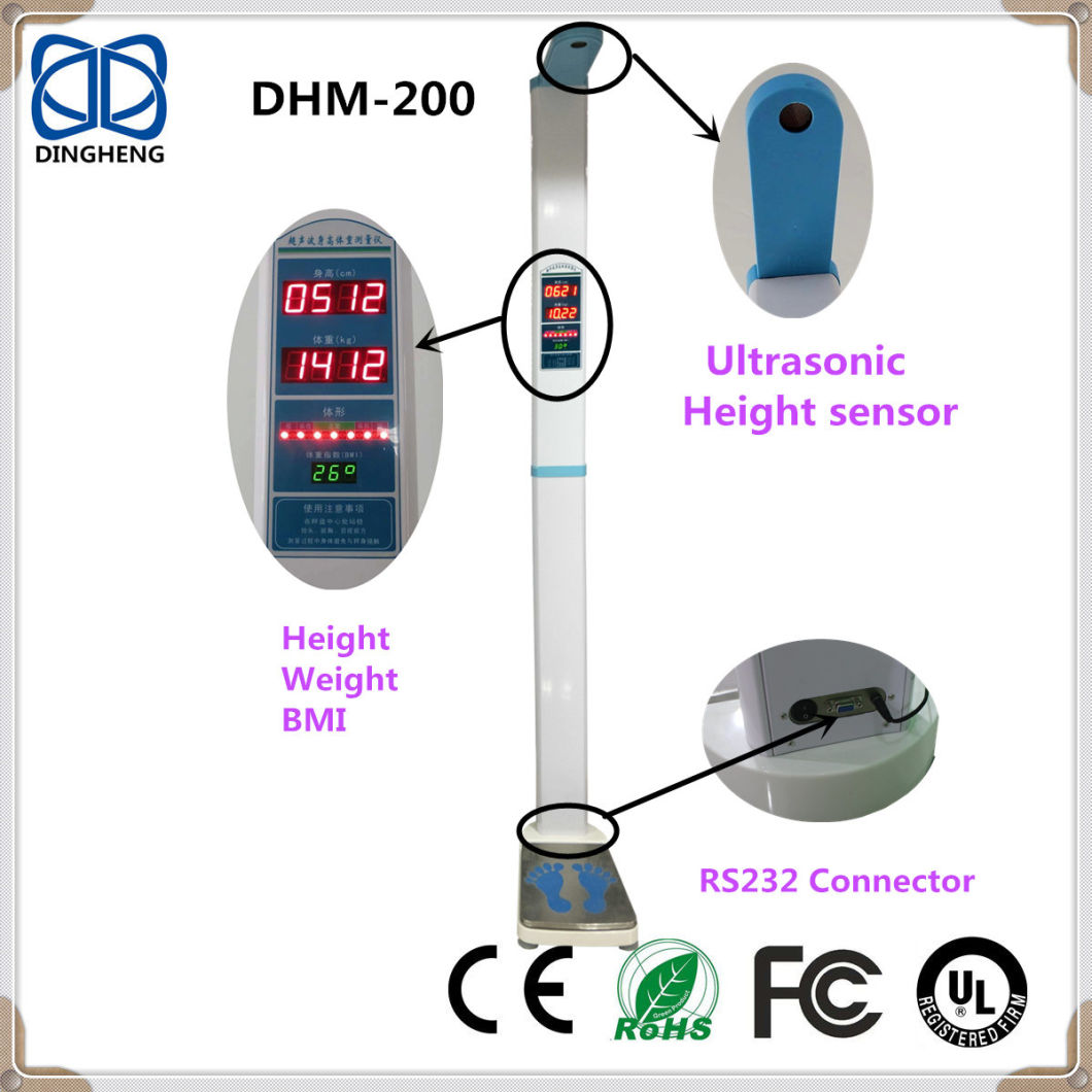 Ce&RoHS Approved Weight Scale Digital with Ultrasonic Height Measuring Balance