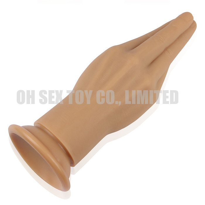 Super Realistic Hand Anal Plug Sex Product with Suction Cup