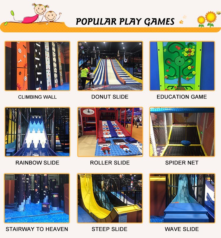 Acceptable Custom Different Size Indoor Playground Equipment Children