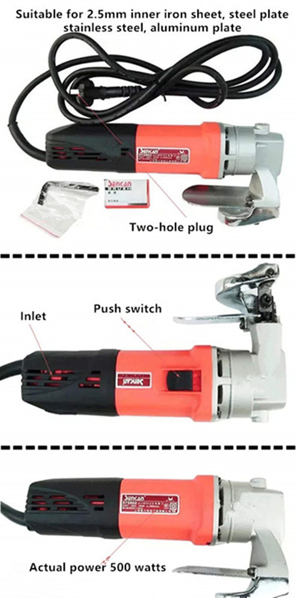 Portable Electric Scissors for Cutting Sheet Metal