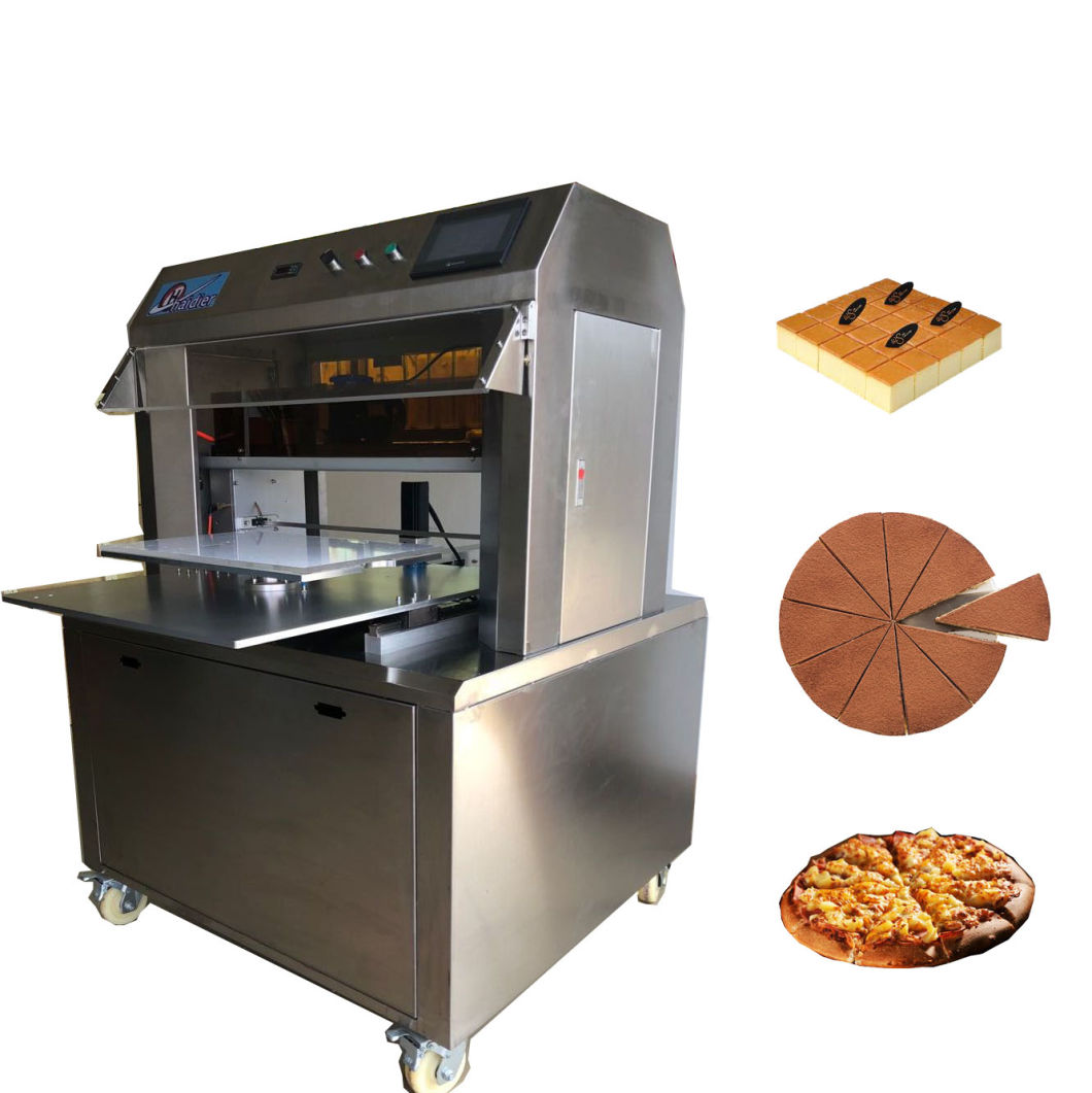 Bakery Pizza Slicing Machine/Full Automatic Cake Slicer Machine with Digital PLC Control System