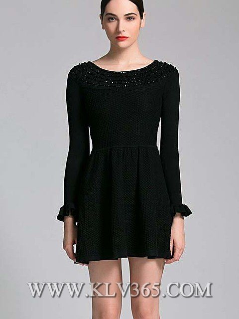 New Fashion Ladies Beaded Cocktail Dress