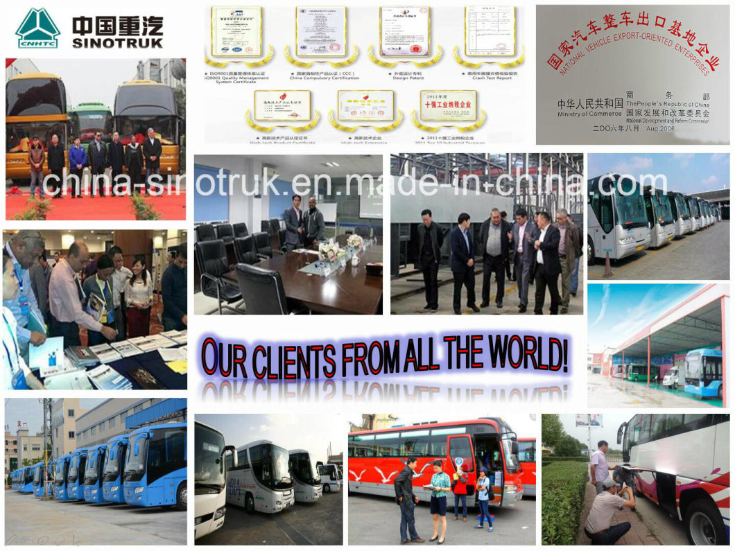 Popular China Long Tourist Bus with 36 Seats 8 Meters