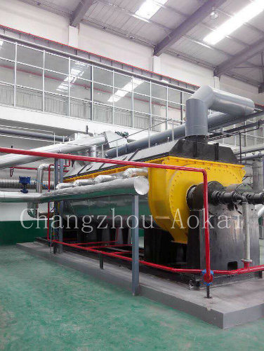 Continuous Operation Type Hollow Paddle Drying Machine for Sludge