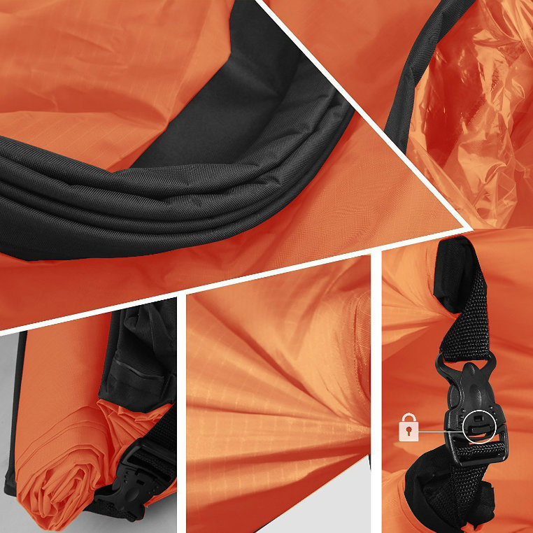 Outdoor Nylon Fabric Inflatable Hangout Portable Air Bag Sofa Lounger