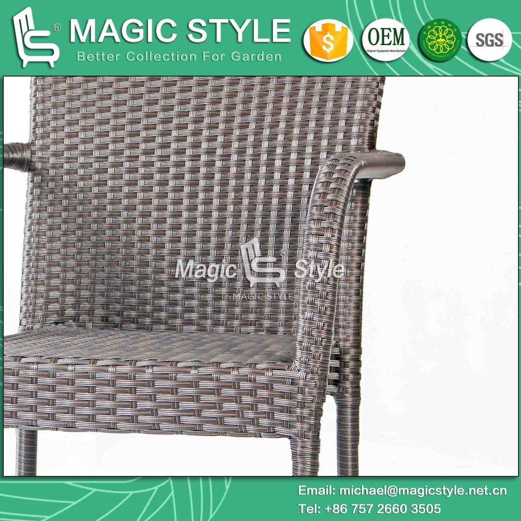 Promotional Chair Hot Sale Wicker Chair Dining Table Garden Chair (Magic Style)