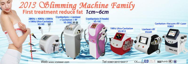 Cavitation RF Laser Vacuum Slimming Machine Weight Loss Equipment (VS808)