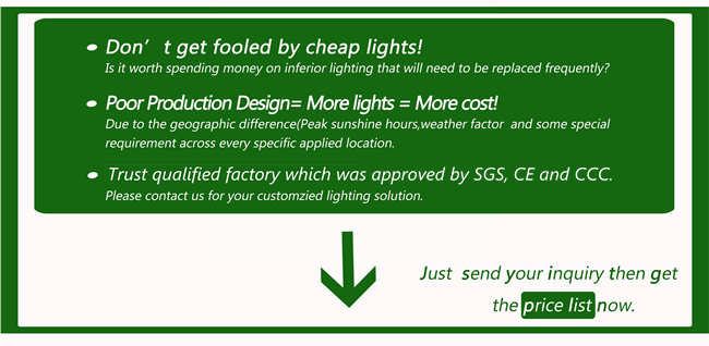 Low Voltage Solar Post Light IP65 for Garden & Park