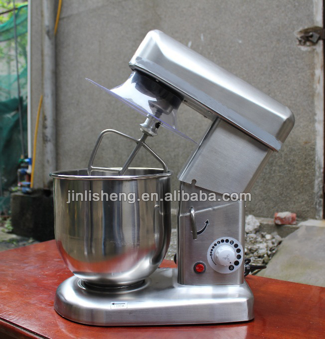 5L Small Stand Mixer with Rotating Bowl for Kitchen Use