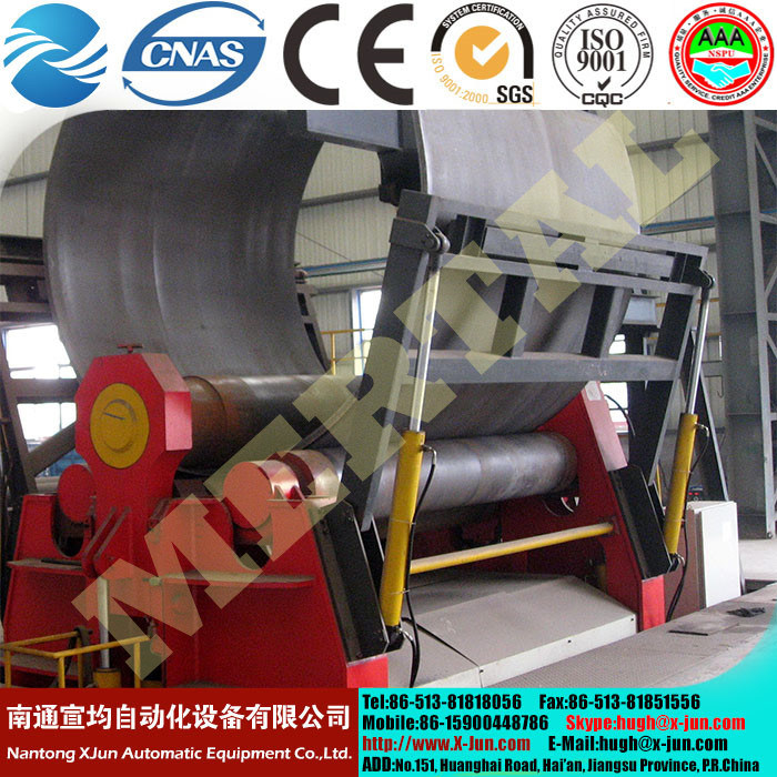 Wind Tower Manufacturing Hydraulic CNC Plate Rolling Machine