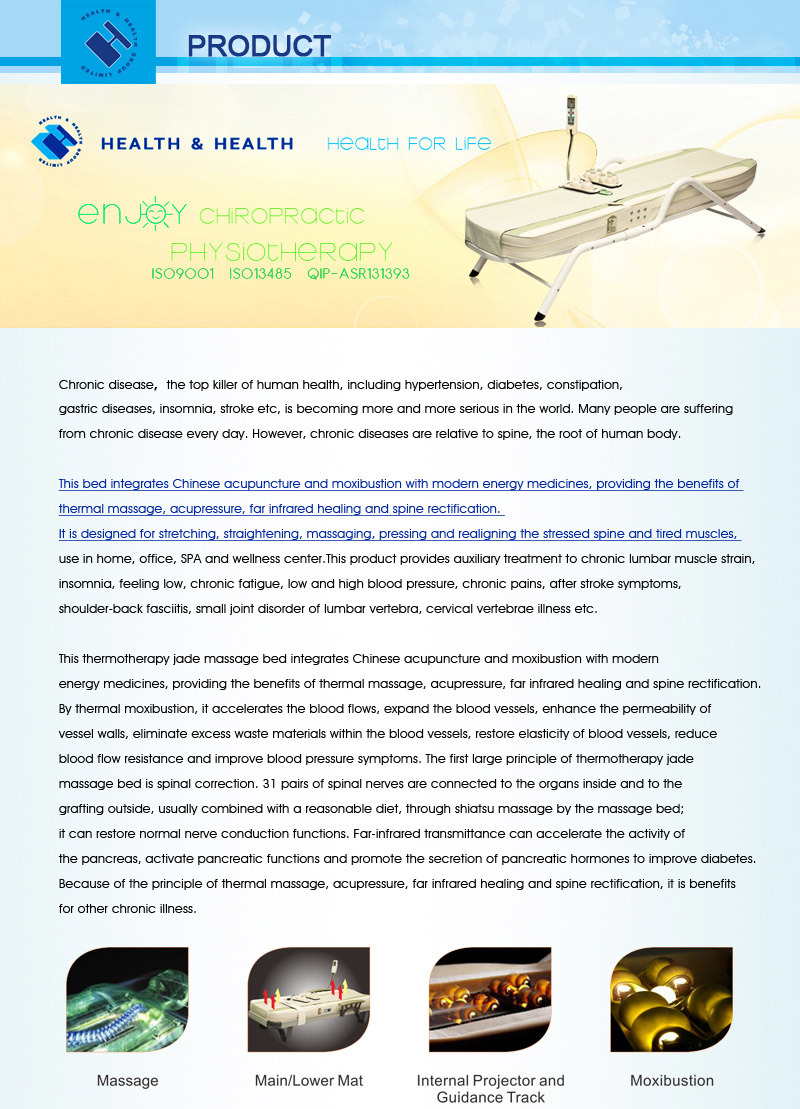 Medical Nuga Massage Bed for Neck Pain and Top Body Massage