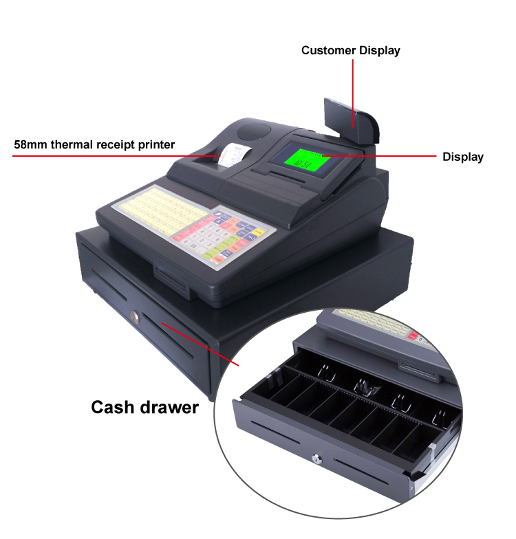 Electronic Cash Register Used for Restaurant/ Shop