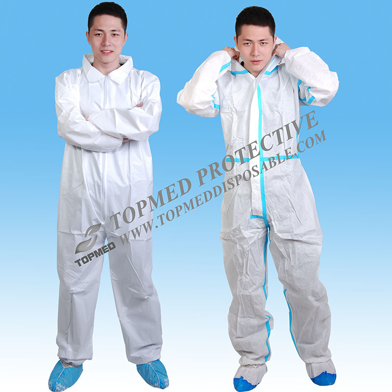 Nonwoven Disposable Antistatic Coverall, Antistatic Garment Suits
