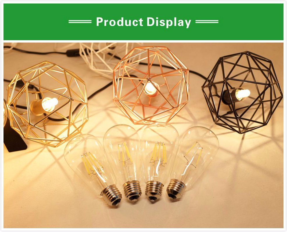 E27 G45 6W Filament Bulb LED Light Bulb Energy Saving Lamp