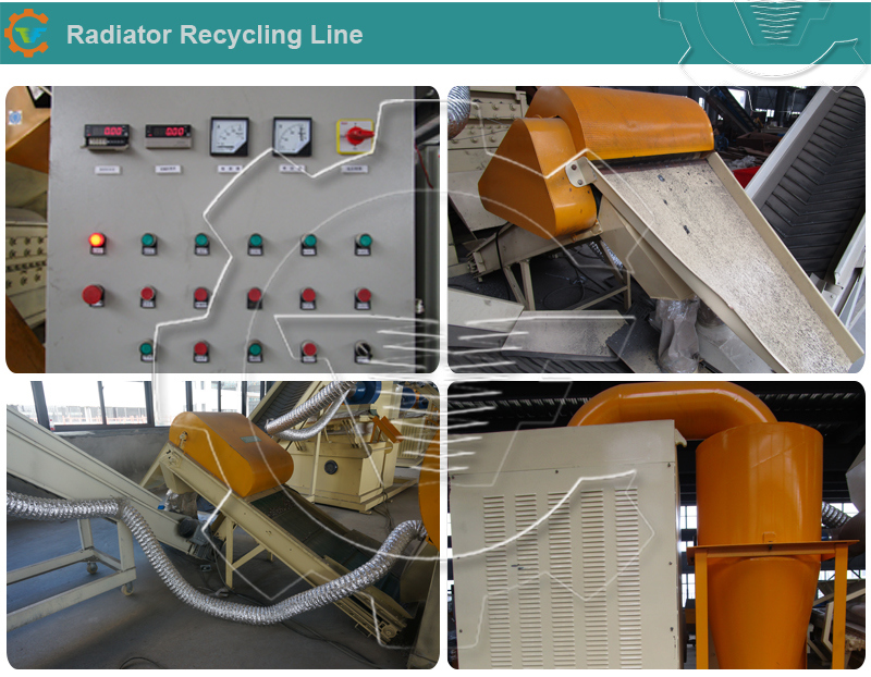 Large Capacity Complete Radiator Copper Aluminum Separator