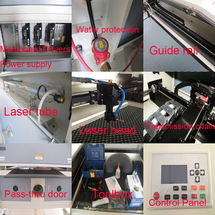1600*1000mm Multi 80W/100W Leather Laser Cutter with Assured Quality