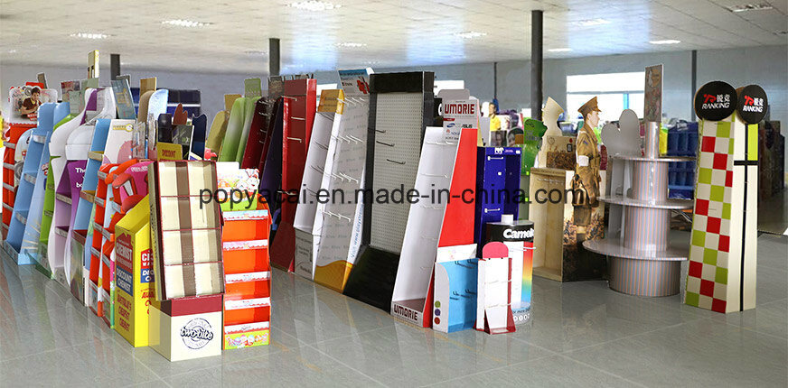 Point of Purchase Display, Pop Cardboard Display Stand for Cosmetics