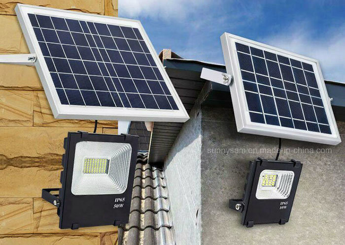 10W/ 20W/ 30W/ 50W/ 100W Outdoor Security Solar Flood Light IP65 Waterproof Solar Flood Light with Remote Control