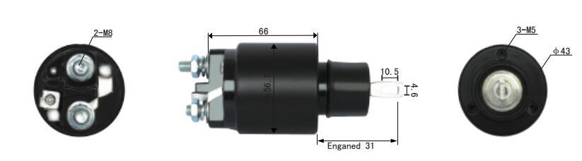 Tractor Spare Parts Starter Solenoid Switch