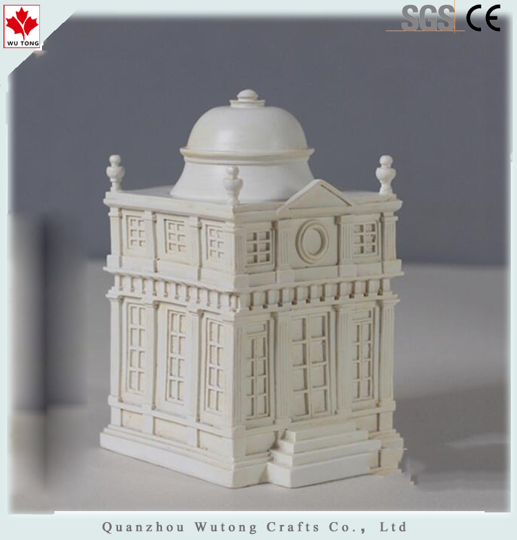 Home Decoration Resin Building Model 3D Castle Miniature Items