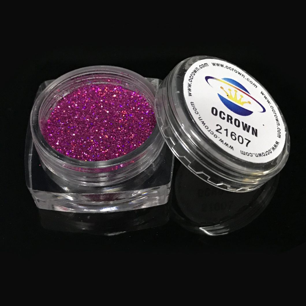 21607 Holographic Peach Bulk Holo Laser Nail Art Glitter Powder