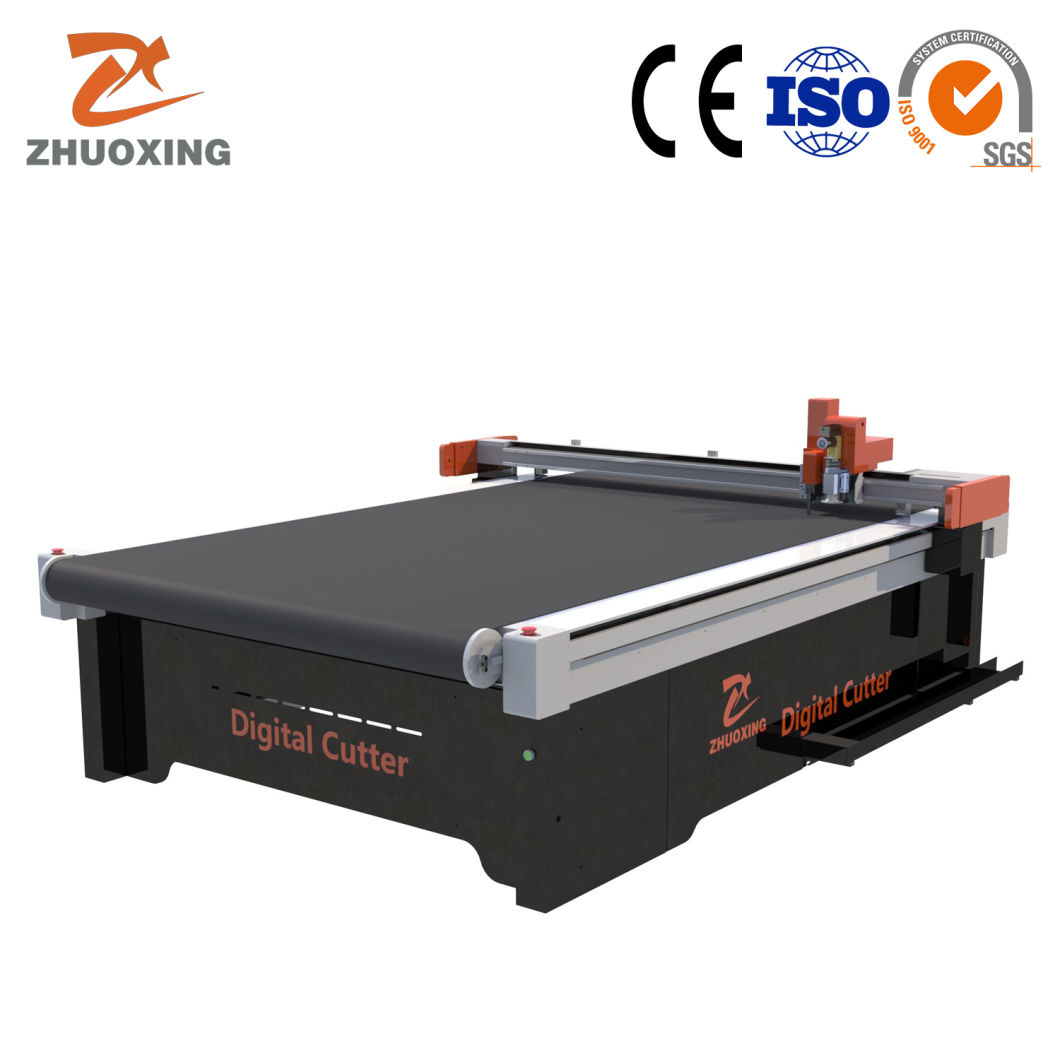 CNC Textile Cloth Fabric Leather Cutting Machine for Garment Apparel Textile Automatic Material Pattern Cutting Plotter with Ce