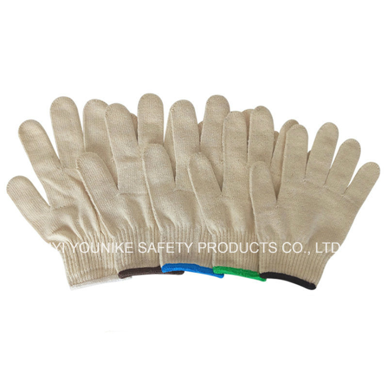 Mixture Color Cotton Knitted Working Gloves