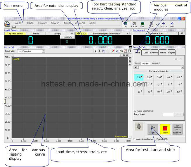 30kn 3ton Computer Control Electronic Universal Tensile Testing Equipment (WDW-30)