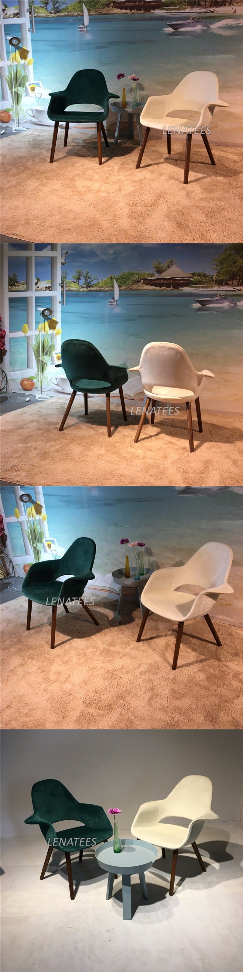 DC1007 Comfortable Designs Coffee Shop Furniture Organic Chair