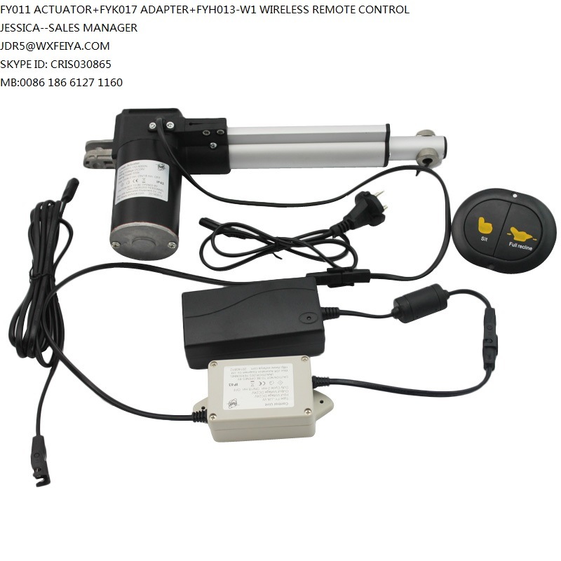 Linear Actuator with Massage Motor and Heater