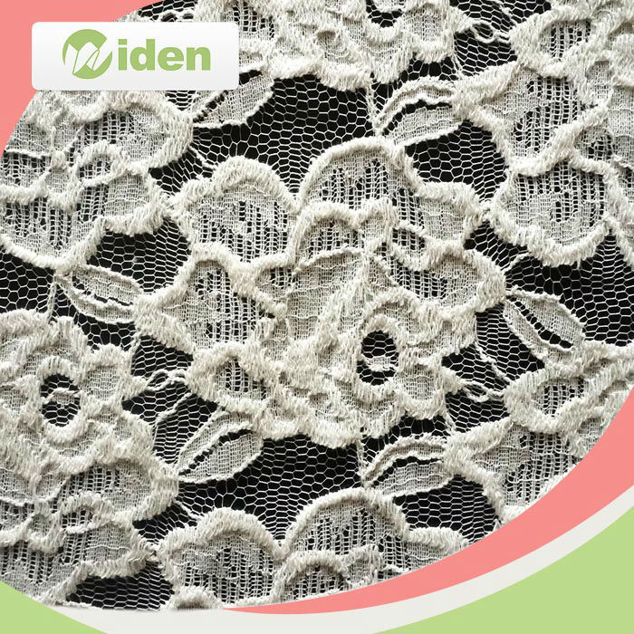 100 % Nylon Cord Lace Fabric for Girls Party Dress